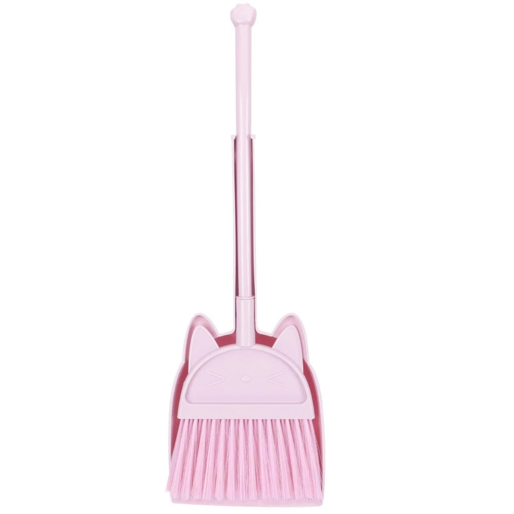 Children's Broom Set Cleaning Kids Childs Sweeping Brush Dustpan Toy Sweeper or