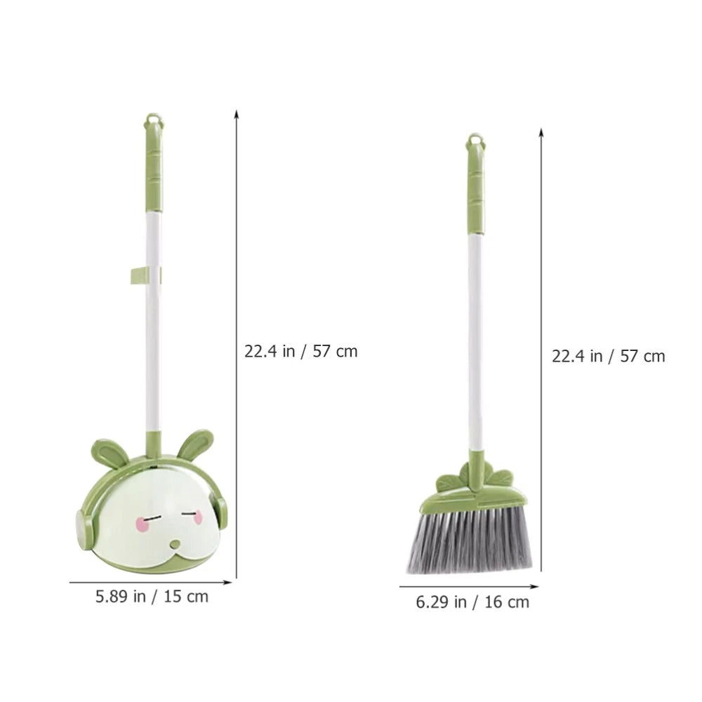 Broom Set For Kids Toddler And Dustpan Small Household Helper-