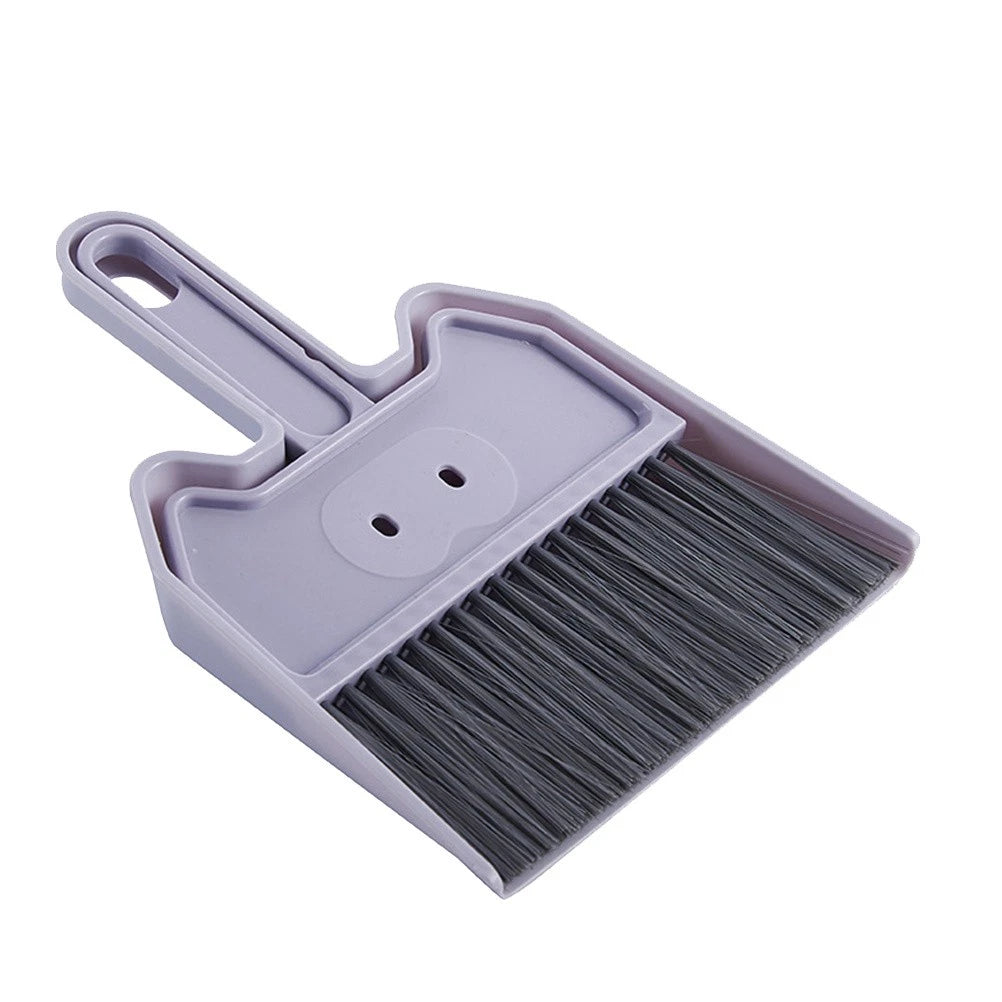 2 Sets Keyboard Cleaning Brush Desktop Dust Removal Mini Broom Dustpan