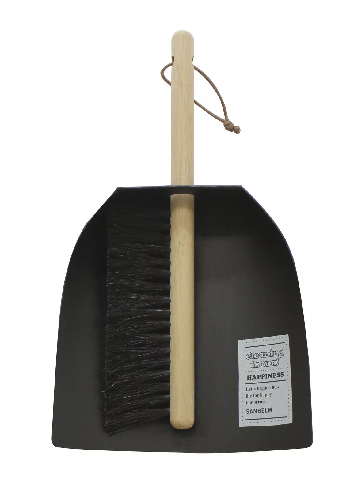 SANBELM Japanese Cleaning Set Broom Dustpan Brushes 3Pcs Glove Scrubbers 5 Pcs
