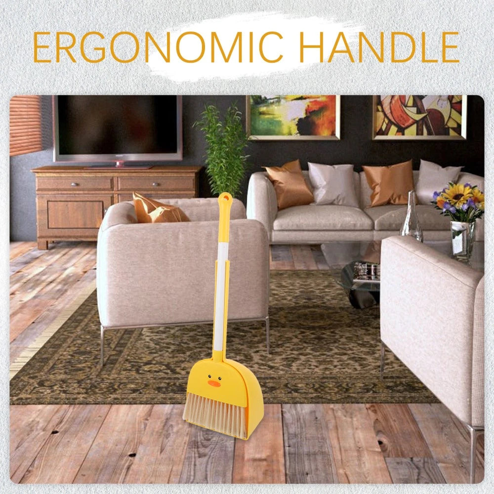 Small Broom Mop Set Toddler Baby Cleaning Kits Household Dustpan