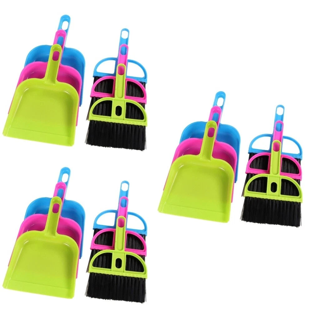 6 Sets Cleaning Tool Worktop Table Tiny Dustpan-