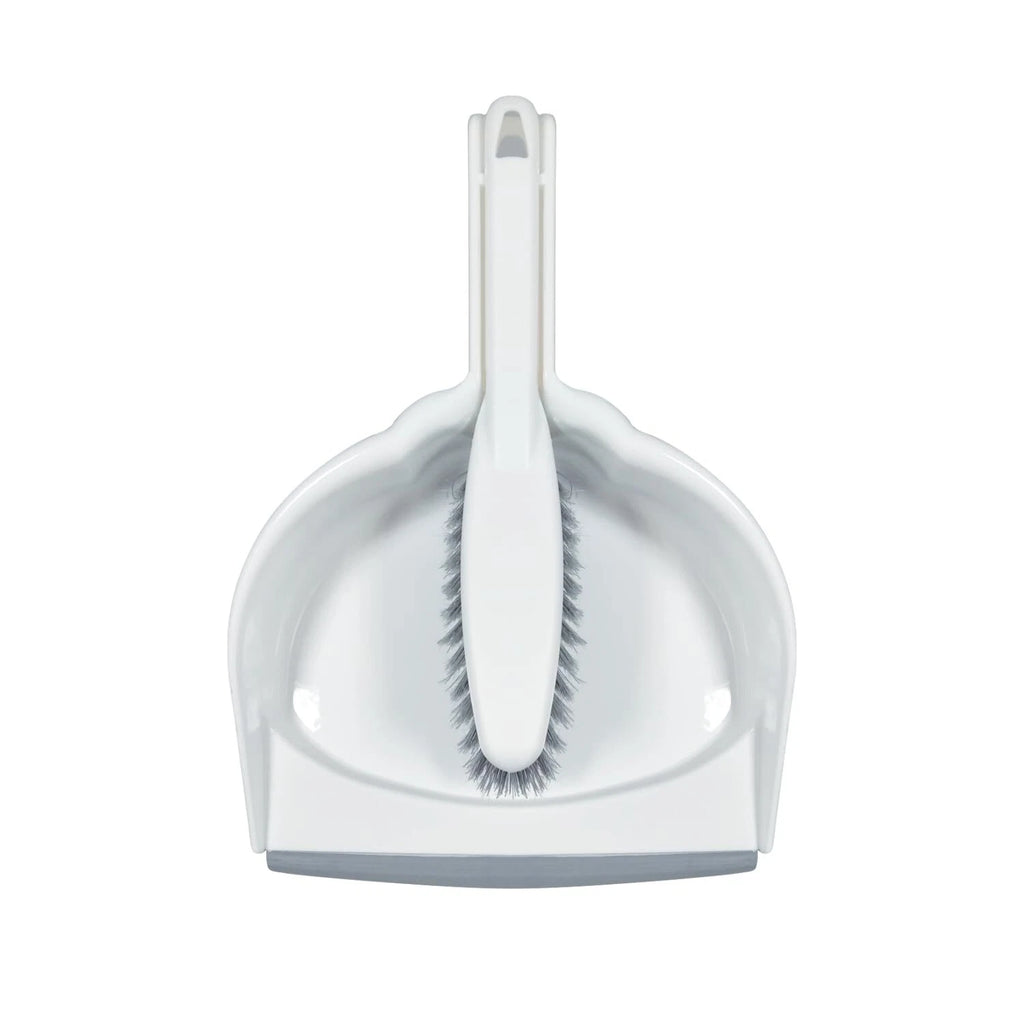 Products Clip On Dust Pan & Brush Set wsy Dust Dirt & Debris Catching Rubb...