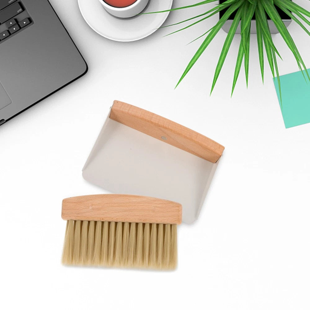 Desktop Sweeper Cleaning Kit Travel Child Small Dustpan Set Table Broom