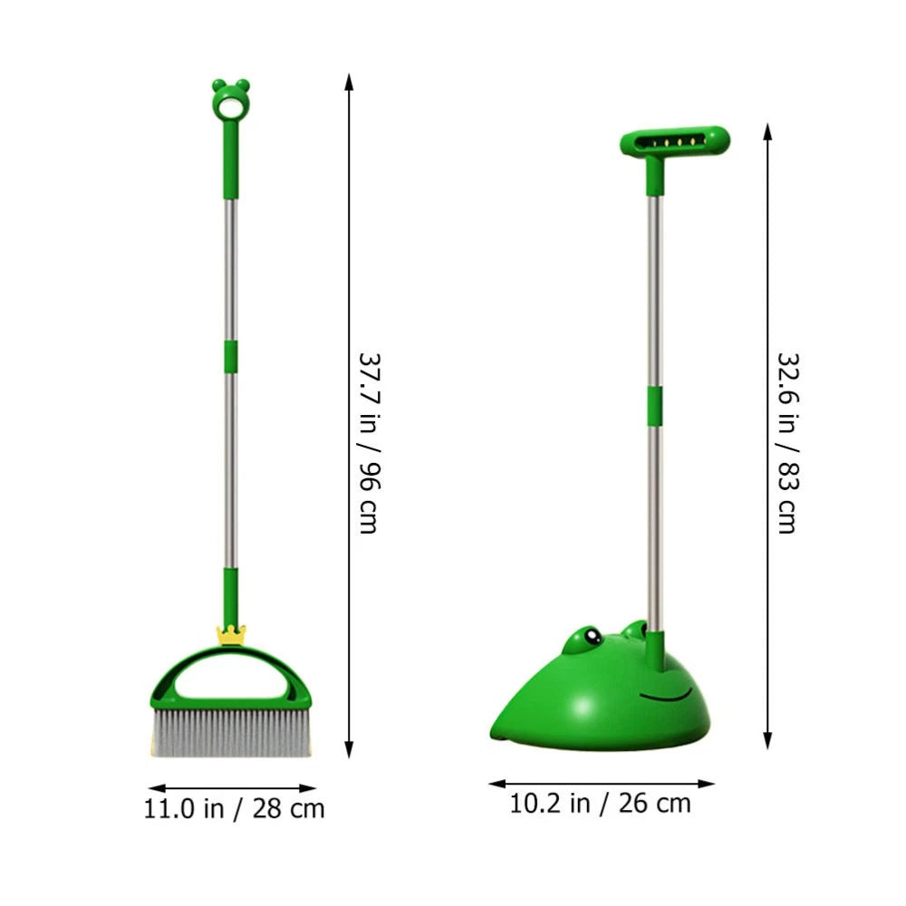Children's Broom Set Toddler Baby Cleaning Tool Floor Dust Brush