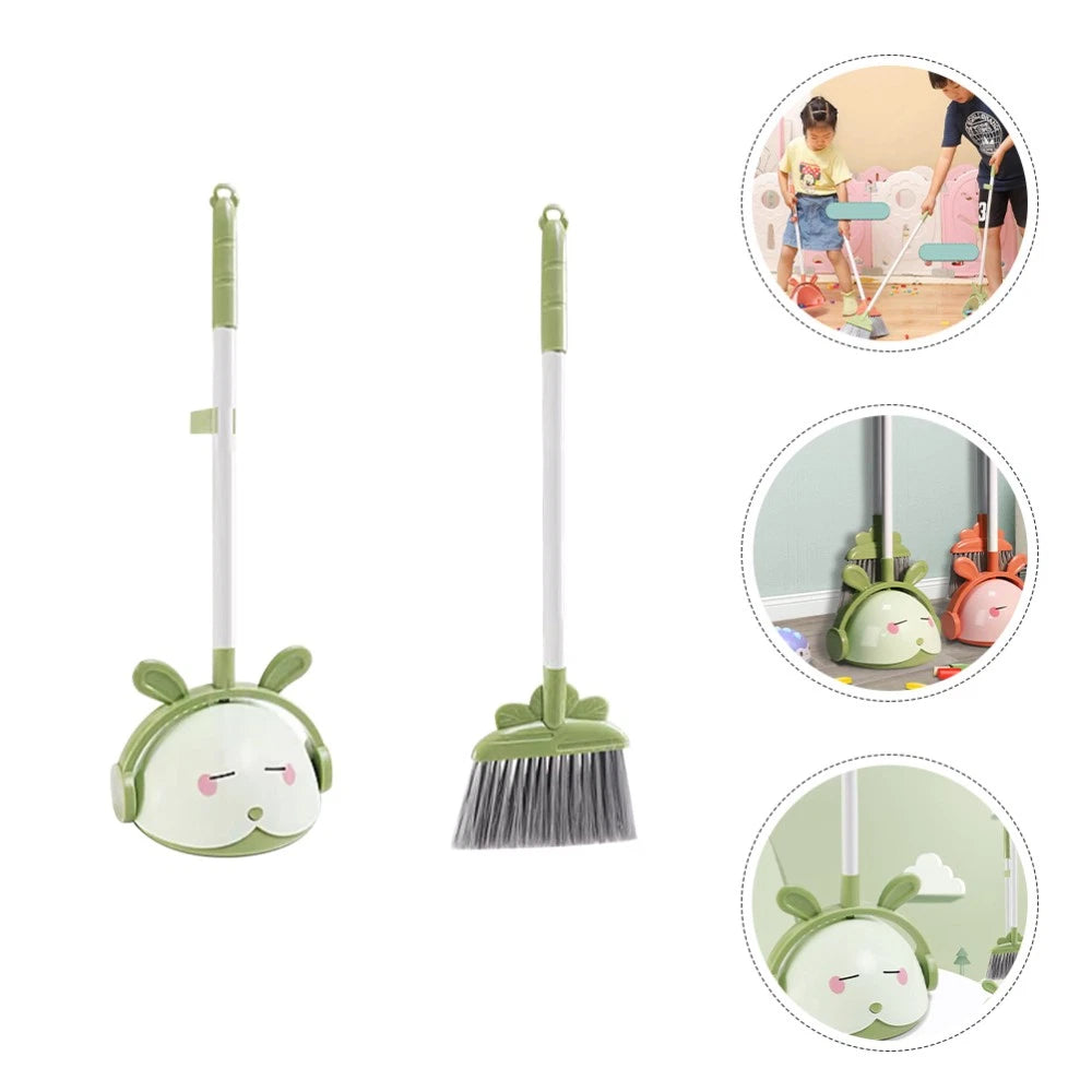 Broom Set For Kids Toddler Handheld Small With Dustpan And Dustpan-