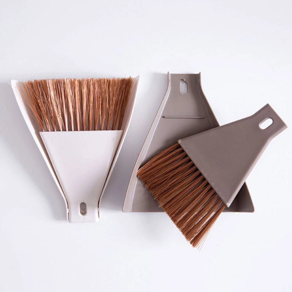 2 Set Preschool Education Broom Cleaning Kit Toy for Kids Child Hand Brush
