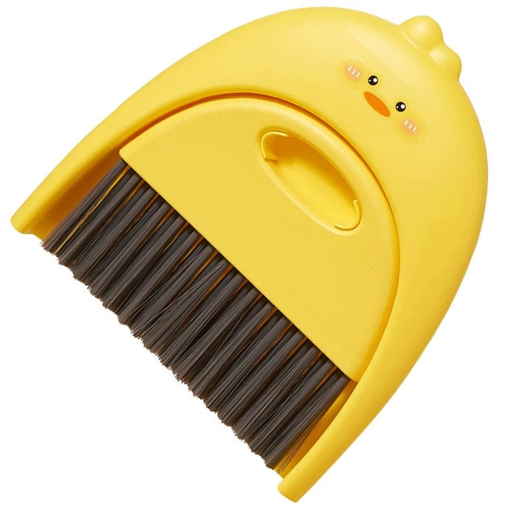 Mini Dustpan Set Baby Child Portable Table Cleaning Brush And-