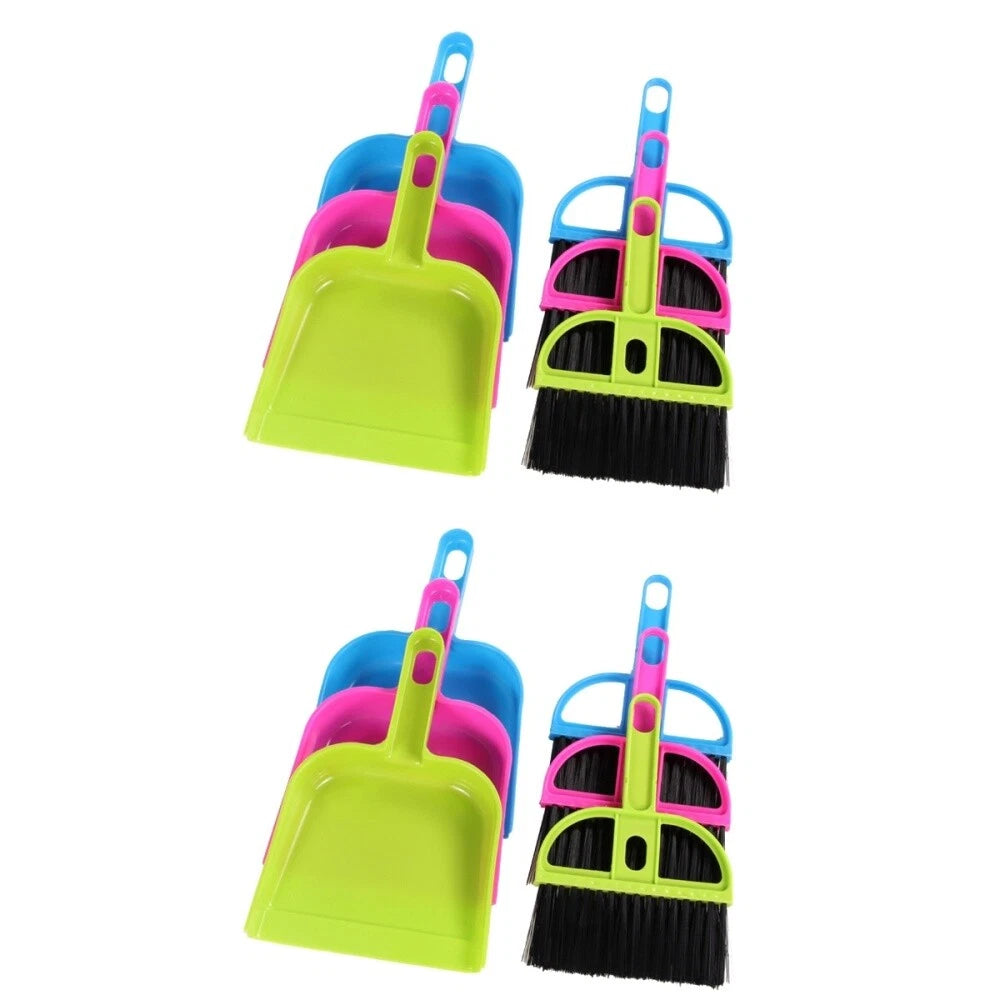 6 Sets Cleaning Tool Worktop Table Tiny Dustpan-