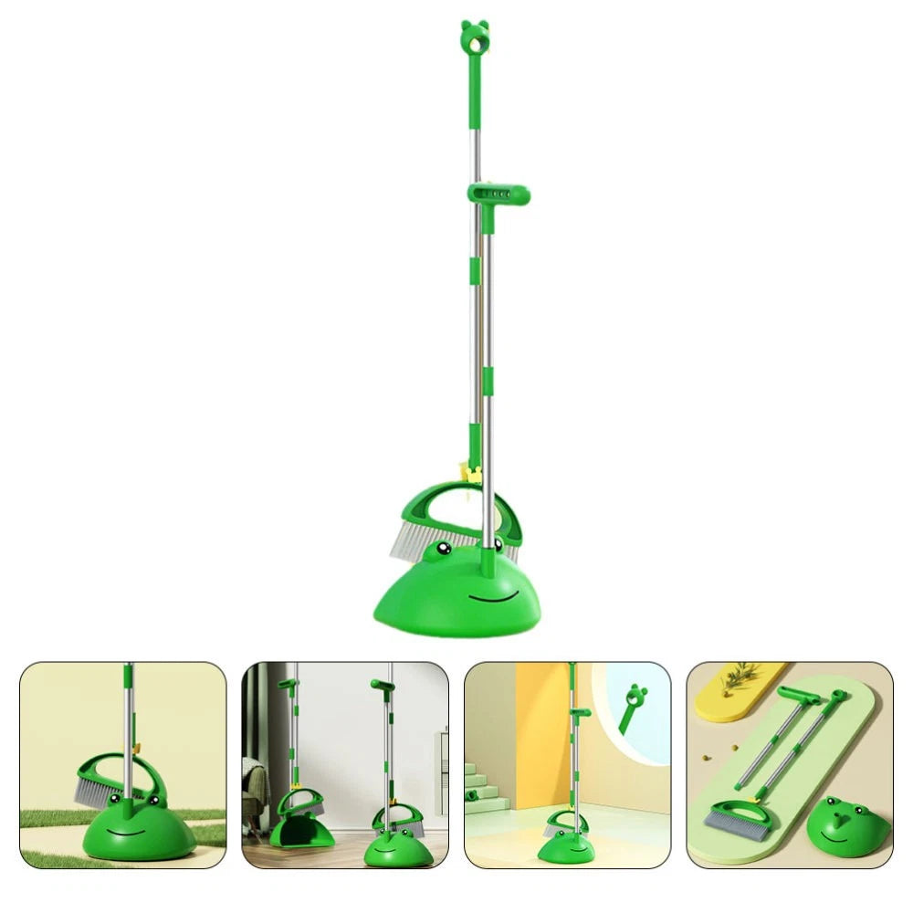Children's Broom Set Toddler Baby Cleaning Tool Floor Dust Brush