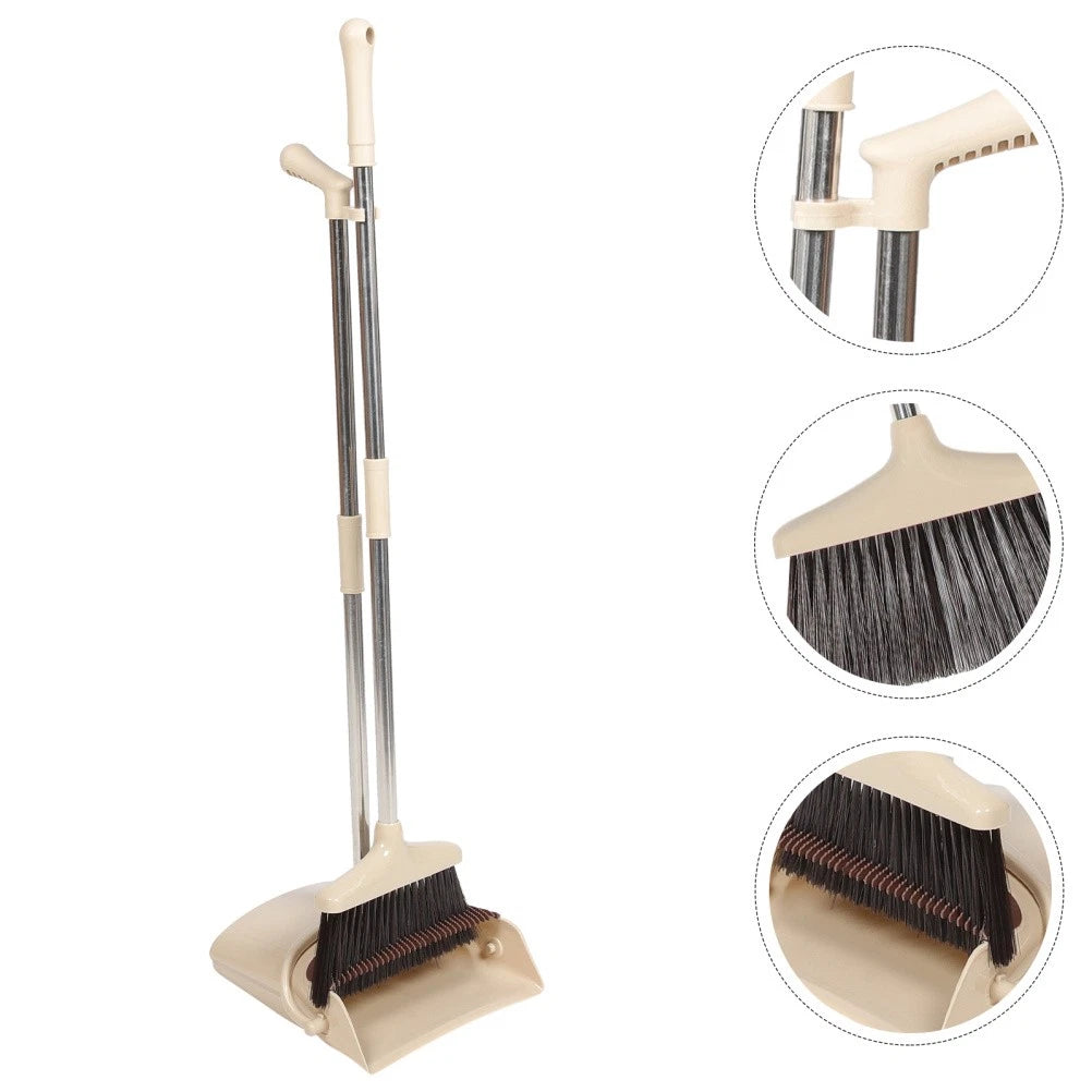 Broom Dustpan Set Office Floor Sweeper Small Brushes for Cleaning
