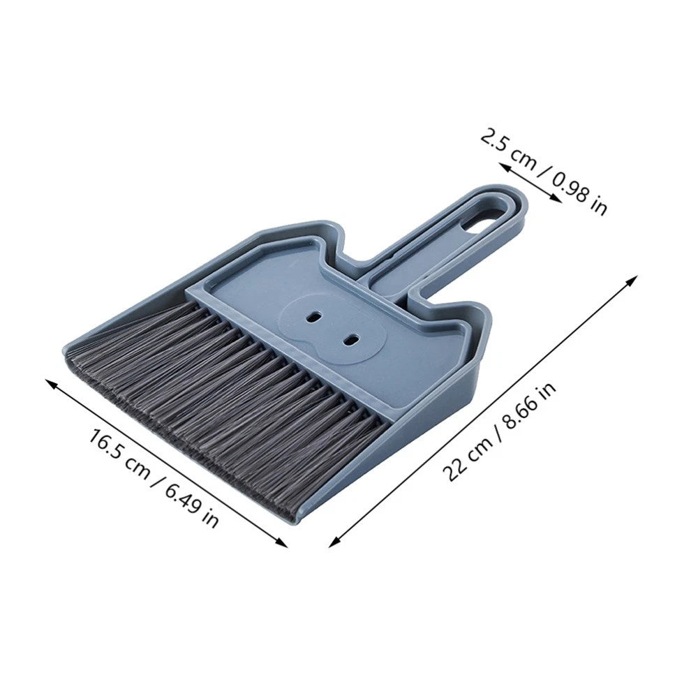 2 Sets Keyboard Cleaning Brush Home Desktop Mini Broom And Dustpan-