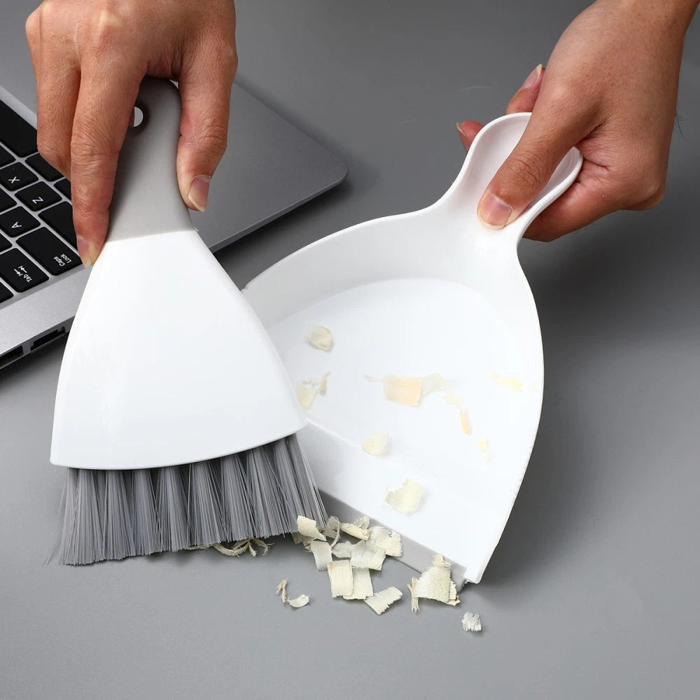 Litter Brush Small Sweeper and Dust Pan Mini Broom Dustpan Set Clean
