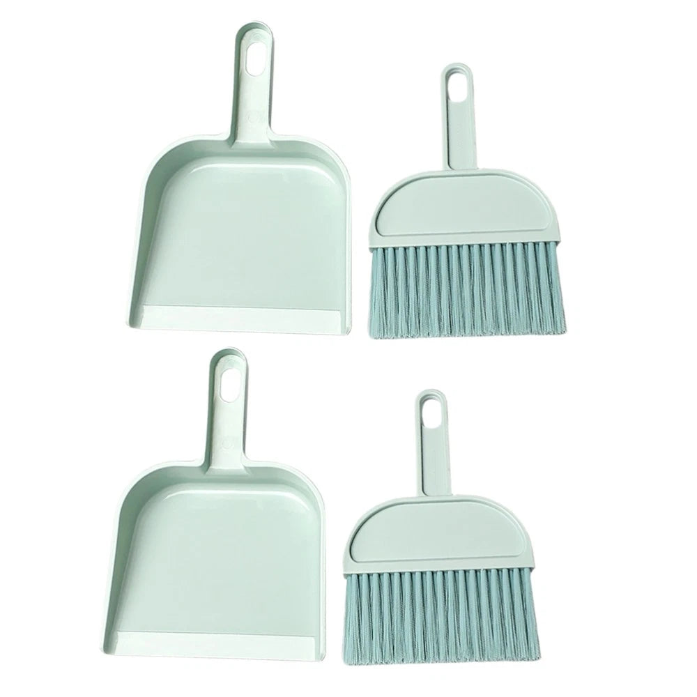 Desktop Broom Set Child Car Detailing Brush Cleaning Small Dustpan
