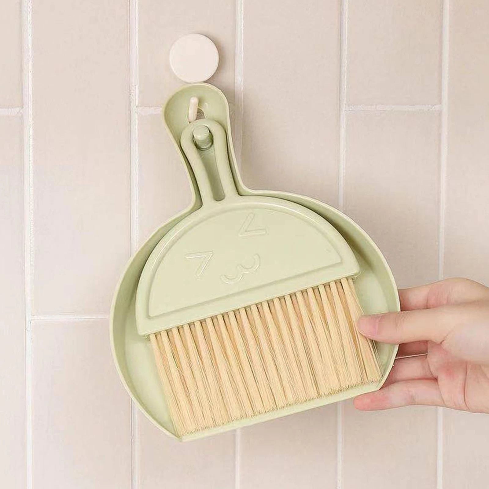 Mini Hand Broom and Dustpan Set Small Dust Pans with Brush Set Desktop Cleaning