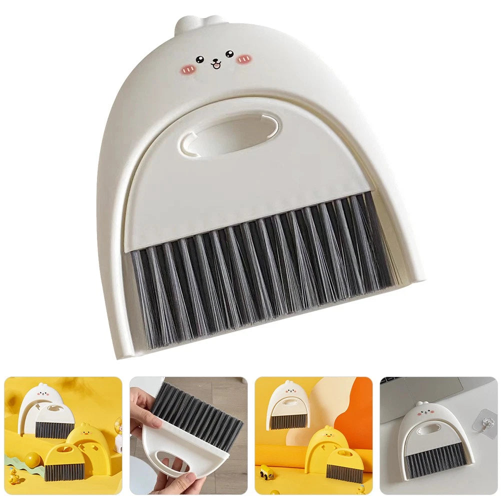 Mini Dustpan Set Child Baby Desktop Cleaning Broom Portable-