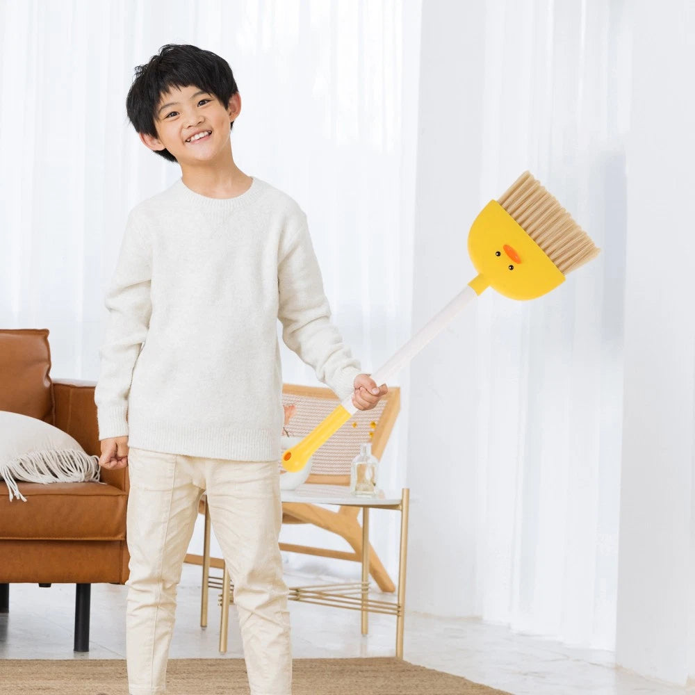 Small Broom Mop Set Toddler Baby Cleaning Kits Household Dustpan