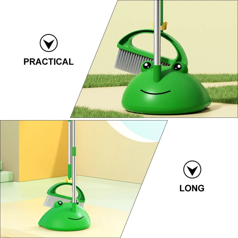 Children's Broom Set Toddler Baby Cleaning Tool Floor Dust Brush