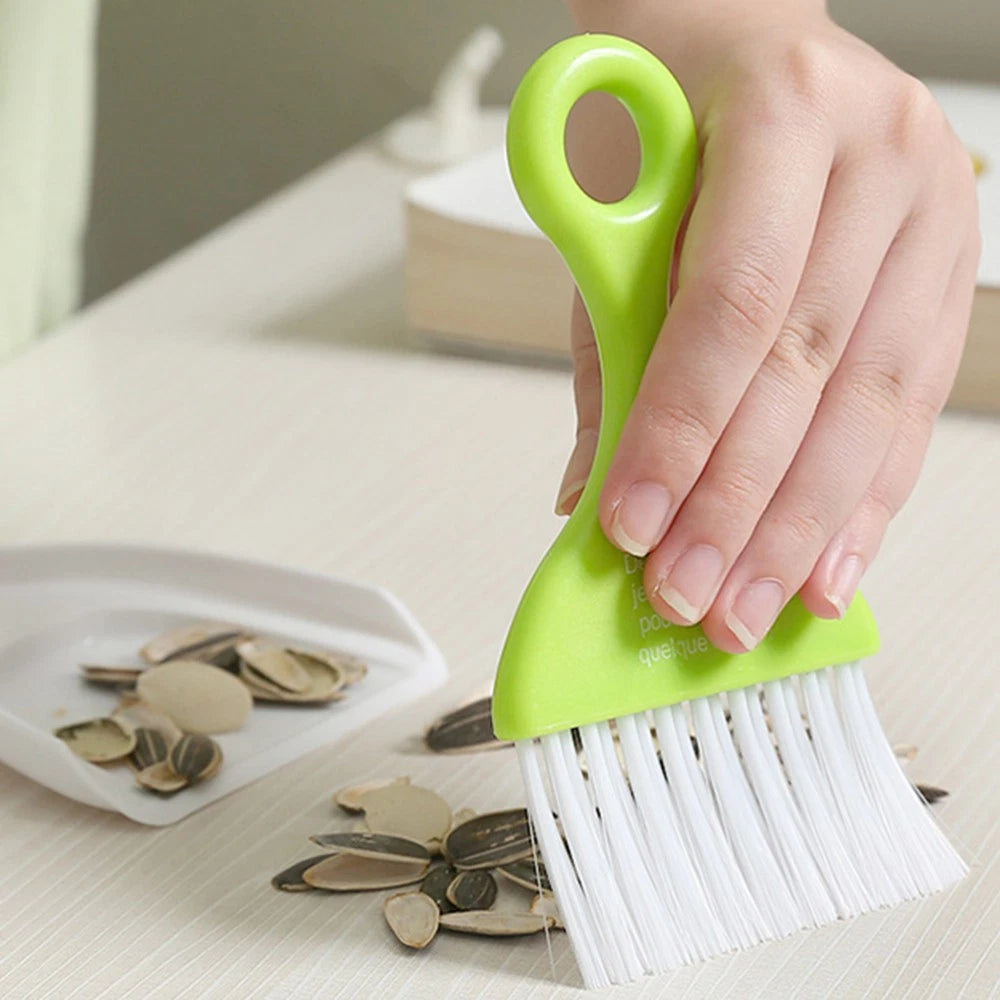 Set of 3 Dust Removal Broom Child Small Table Top Dustpan Mini Hand