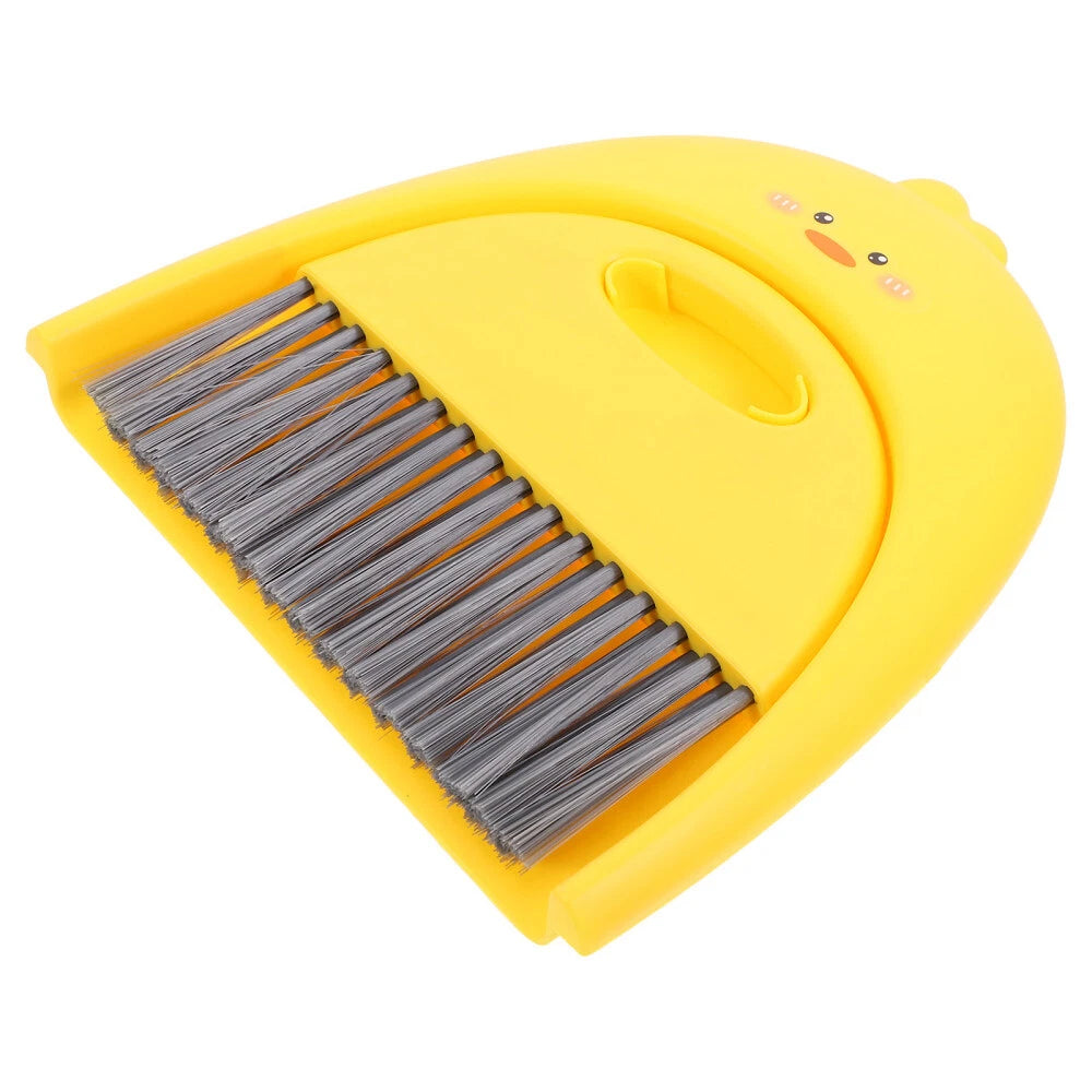 2 Sets Small Broom and Dustpan, Cleaning Kit, Cute-
