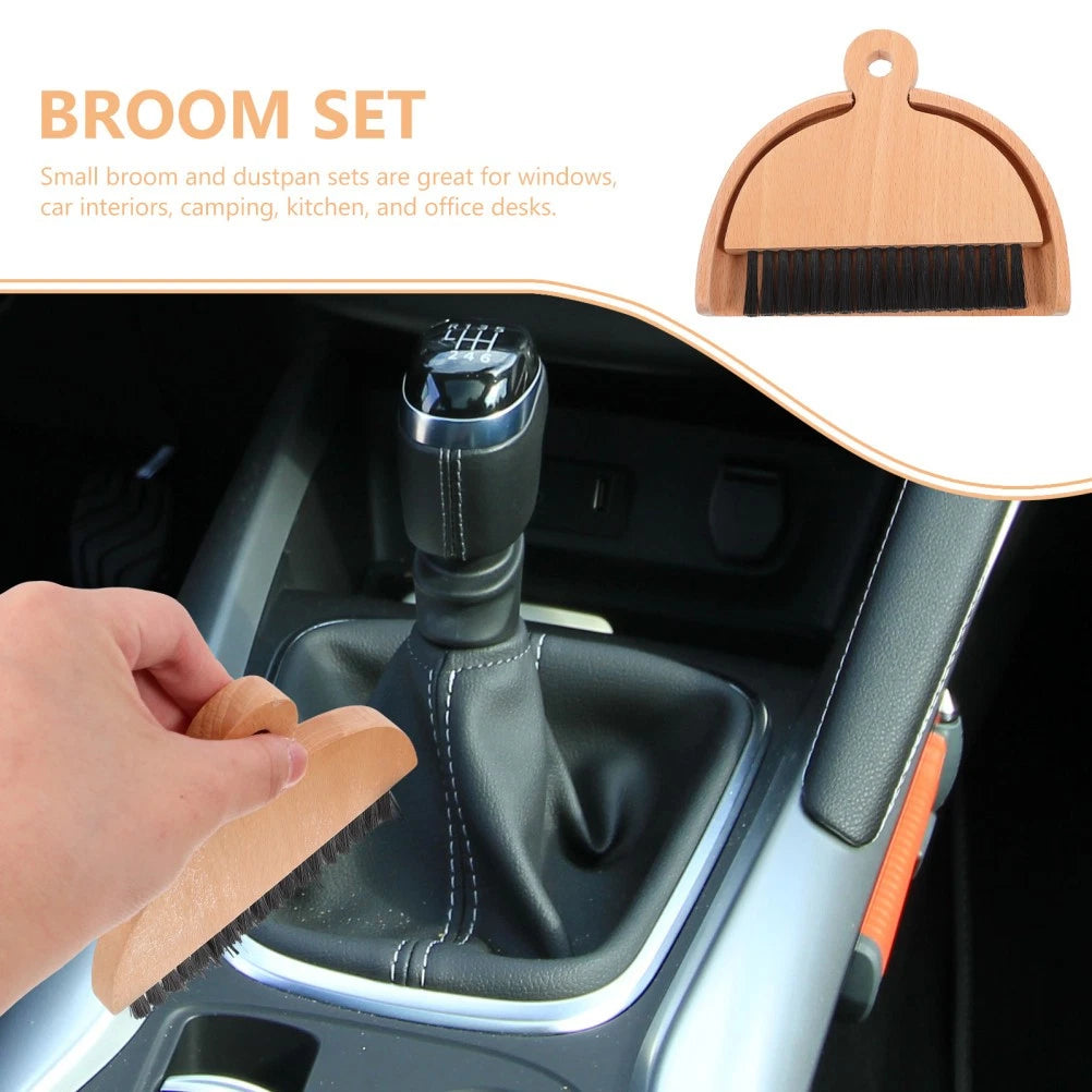 Desktop Cleaning Brush Set Dustpan and Sets Dad Child Small Broom Hand