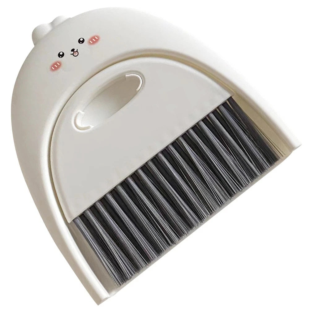 Mini Dustpan Set Baby Child Compact Table Cleaning Brush And-