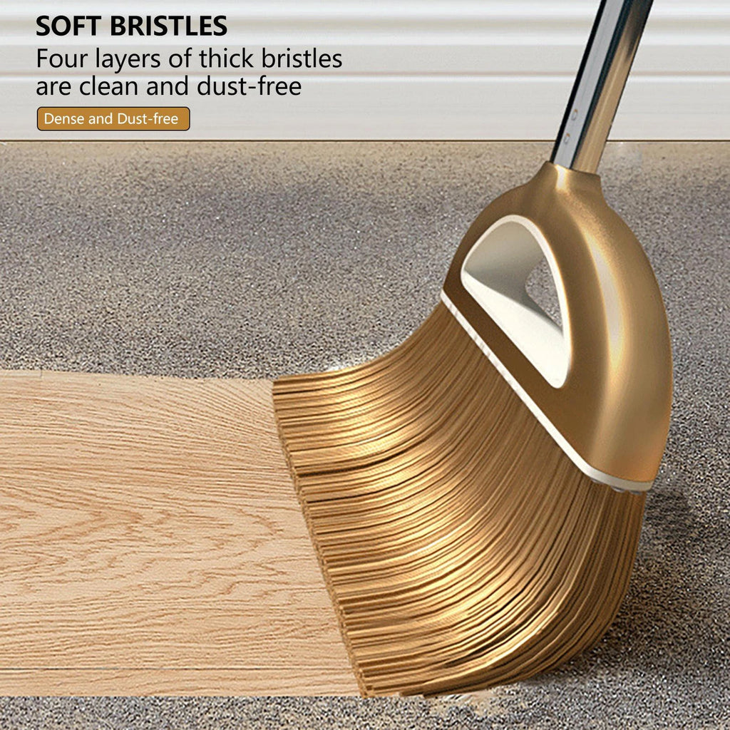 Brooms and Dustpans Sets Dust Pan and Broom with Long Handle Floor Cleaning Set