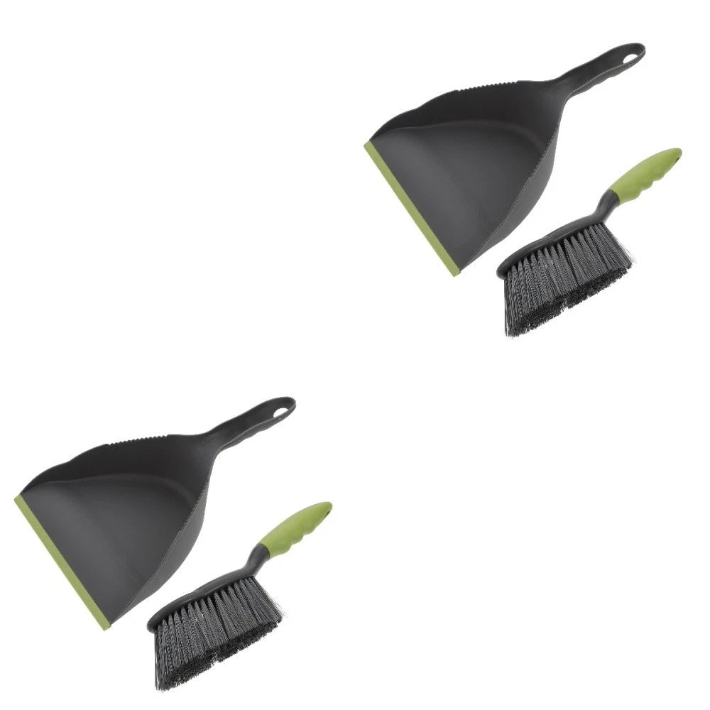 2 Sets  of Household  Dustpan and Broom Compact Home and Desktop Cleaning Tool