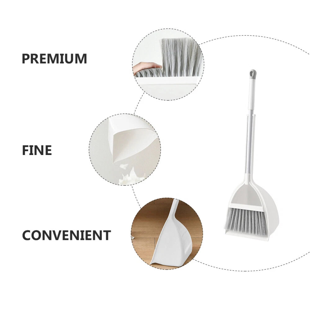 Mini Broom Dustpan Set Cleaning Kids with Toddler Kits Household