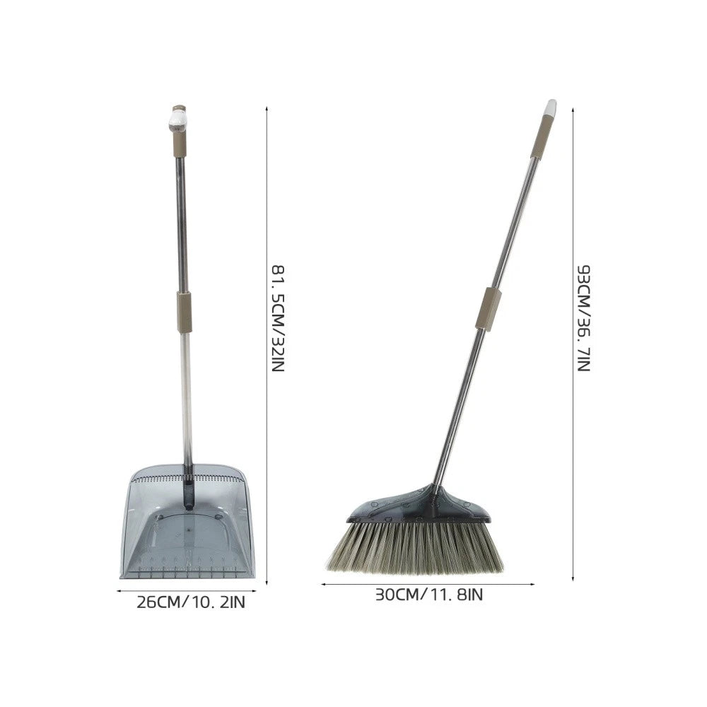 Soft Broom Sweeping Travel Office Dustpan Kit Home Cleaning Supplies