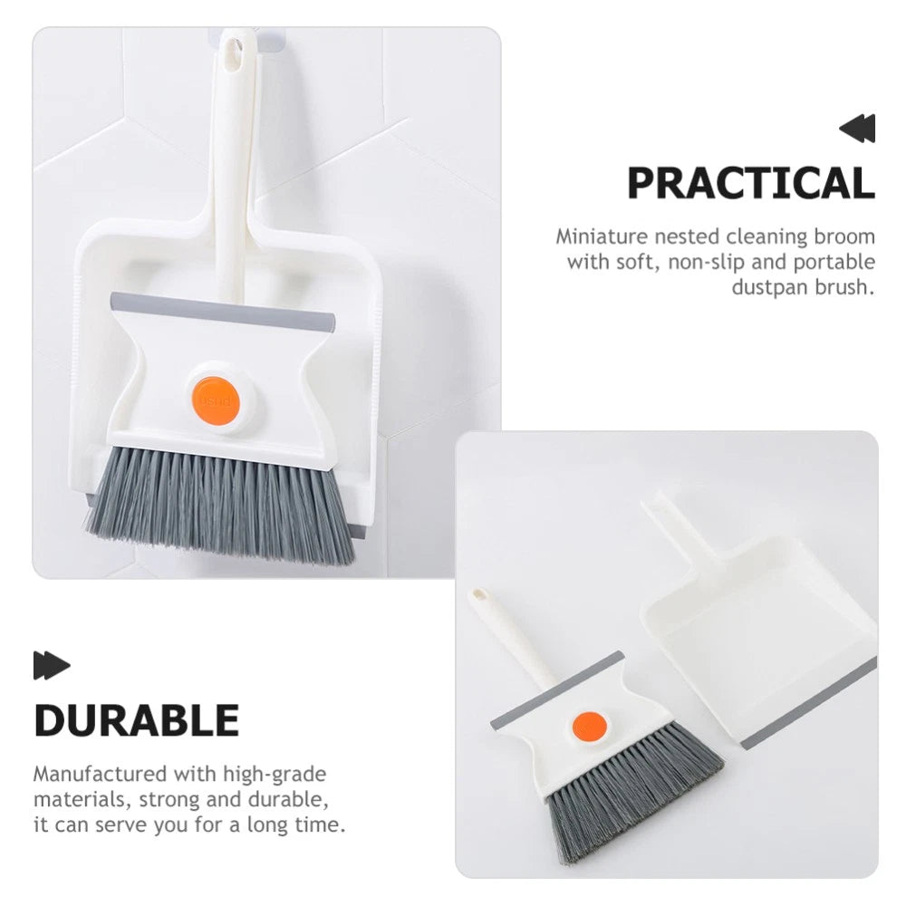Broom Dustpan Set Toddler Child Handheld Miniature Cleaning Tools