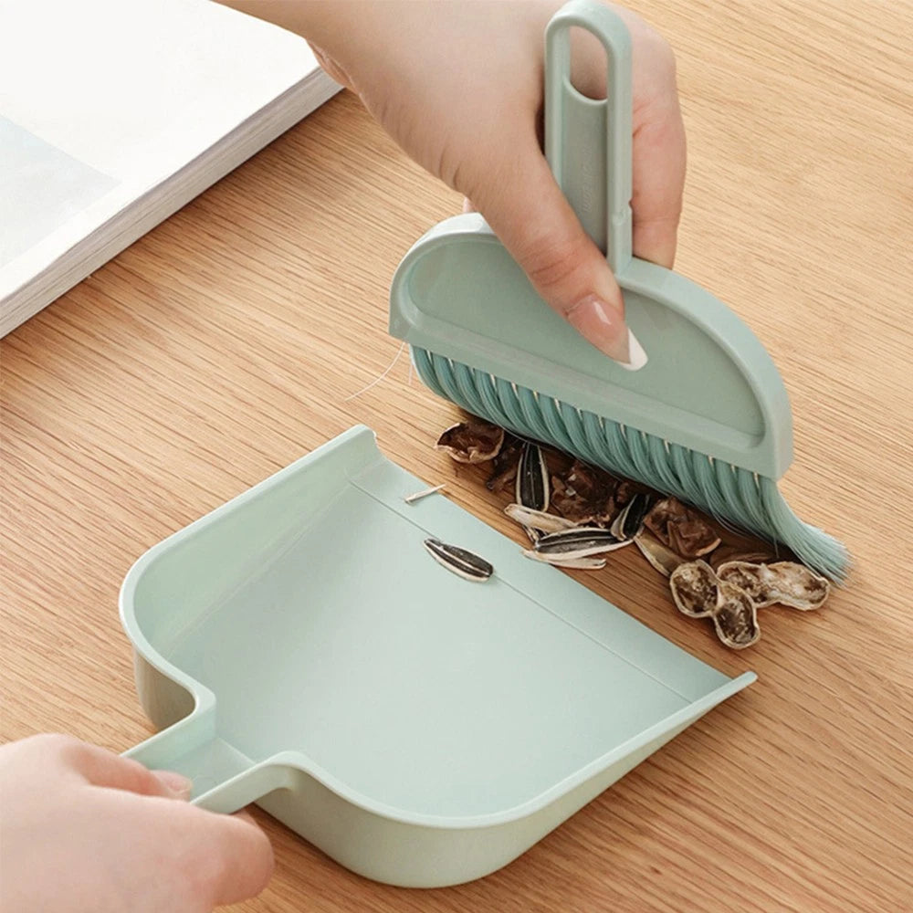 Desktop Broom Set Child Car Detailing Brush Cleaning Small Dustpan