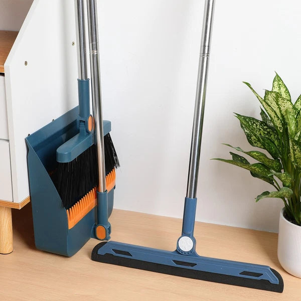 Folding Broom Set Dad Office Smaller With Dustpan Cleaning Tools-