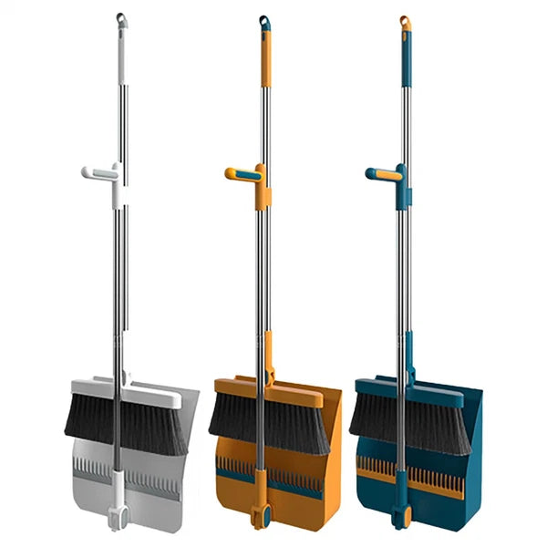 Dust Pan And Brush Set Brooms For Sweeping Indoor Cleaning Tool