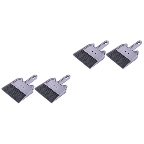 Set of 2 Keyboard Cleaning Brush Broom Dust Remover Handheld Dustpan