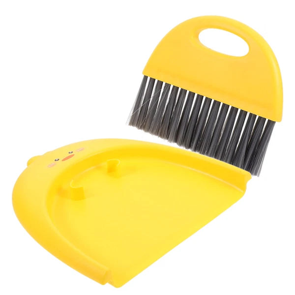 3 Sets Cleaning Broom Dustpan Table Brush Dining Table Sweeper-