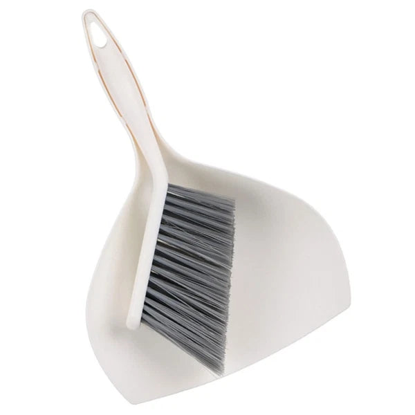 3 Sets Desktop Cleaning Kit Crevice Brushes for Household Broom with Dust Pan