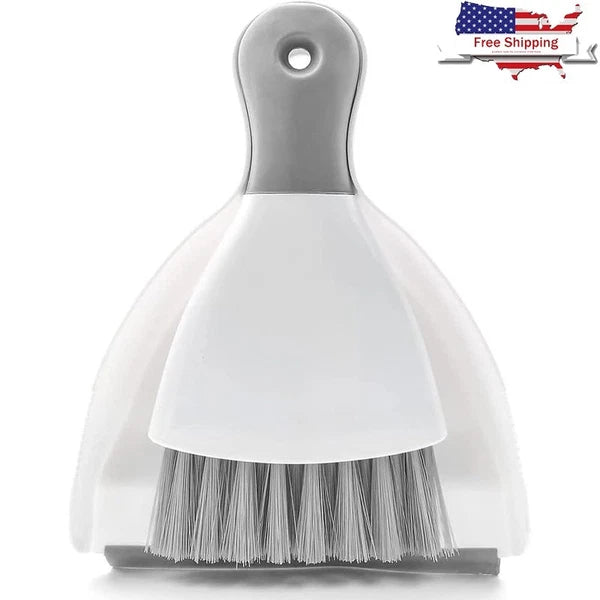 Mini Dust Pan Brush Set Effective Cleaning of Pet Hair Desk Keyboard Dust New