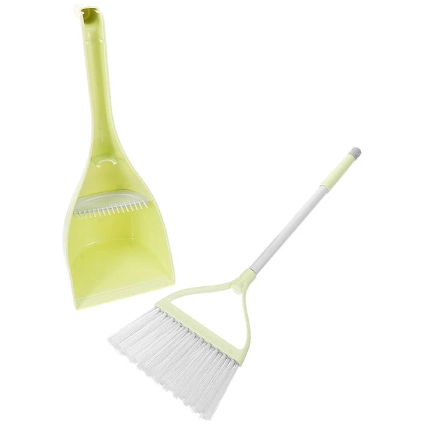 Children's Broom Set Toddler Kids Cleaning Accessories Small Dustpan