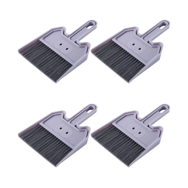 Set of 2 Keyboard Cleaning Brush Broom Dust Remover Handheld Dustpan