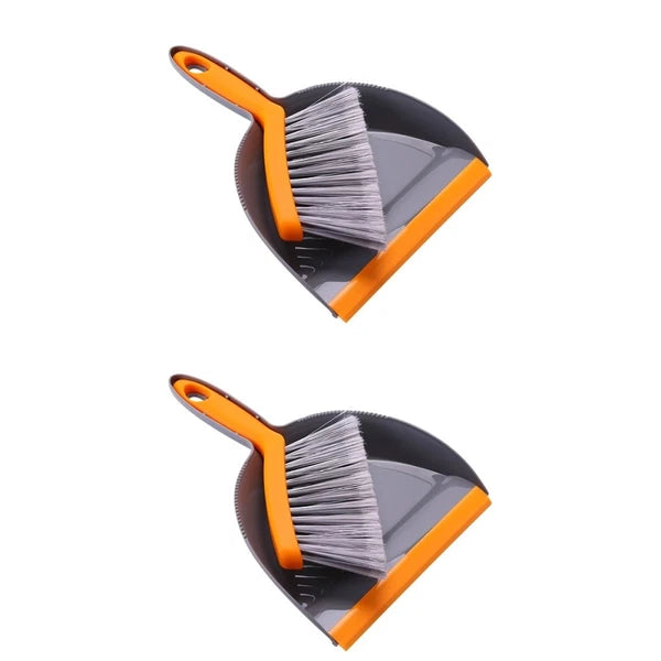 2 Count Mini Broom Set Household Cleaning Tools Dustpan And-