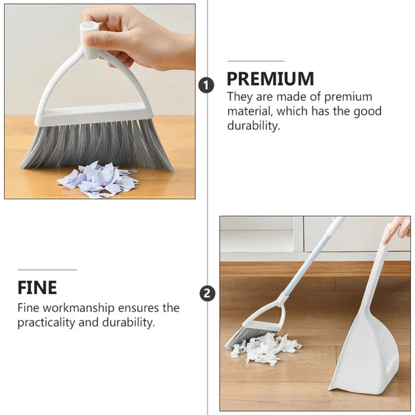 Mini Broom Dustpan Set Cleaning Kids with Toddler Kits Household