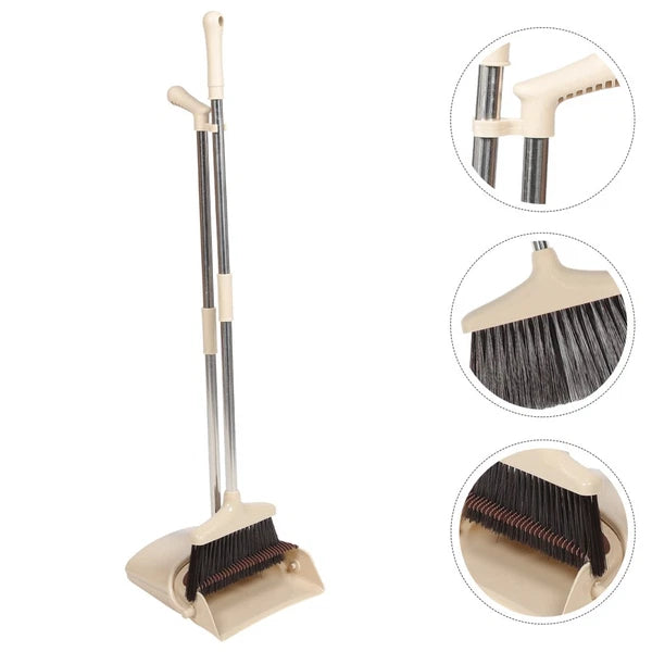 Broom Dustpan Set Office Floor Sweeper Small Brushes for Cleaning