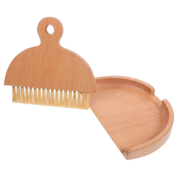 2 Sets Keyboard Cleaning Broom, Dustpan, Table Brush Set, Dining Table,-
