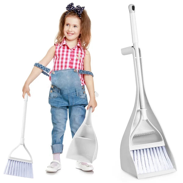 Mini Broom and Dustpan Combination Baby Child Small Cleaning Brushes
