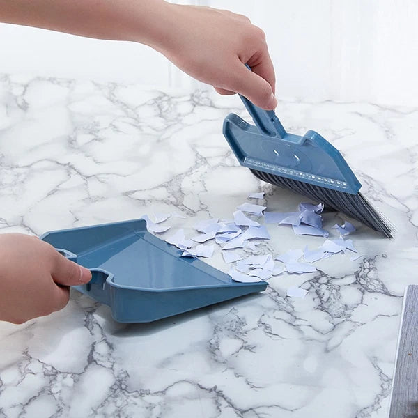 2 Sets Keyboard Cleaning Brush Home Desktop Mini Broom And Dustpan-