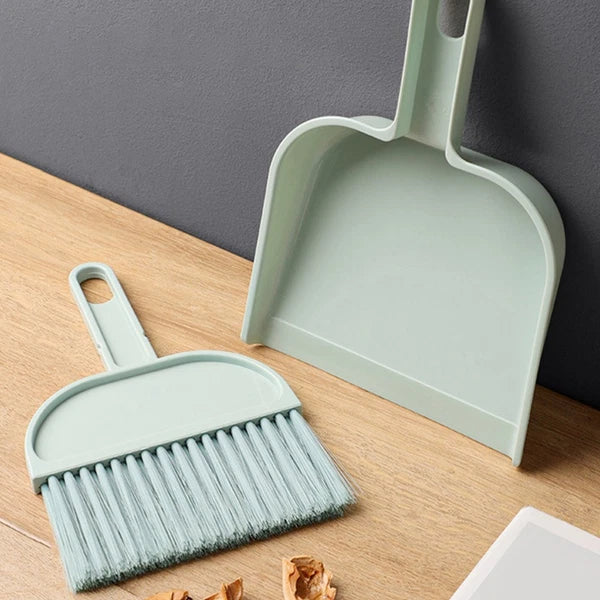 Desktop Broom Set Child Car Detailing Brush Cleaning Small Dustpan