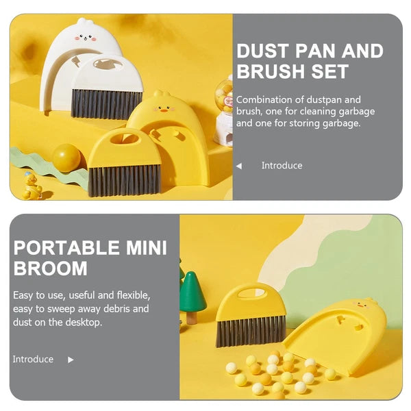 Mini Dustpan Set Baby Small Tabletop Cleaning Brush-