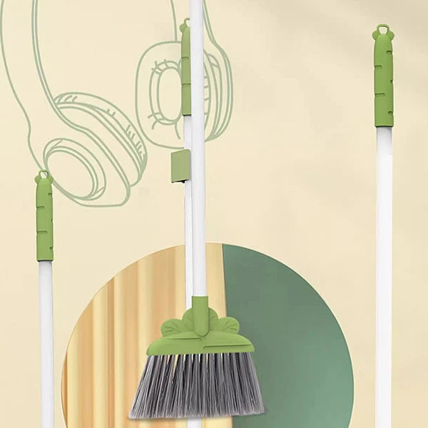Children's Broom Set Cleaning Supplies for Kids Small Dustpan Cute