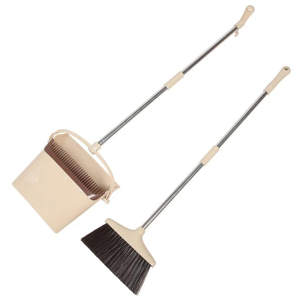 Broom Dustpan Set Office Floor Sweeper Small Brushes for Cleaning